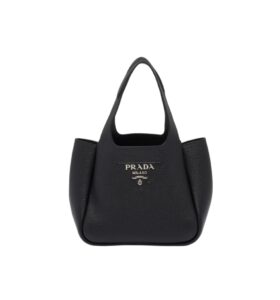 프라다[prada/블랙프라임]리버스 레더 핸드백(블랙)