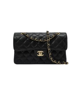 [탑티어/해외배송]샤넬 *정품가죽* 클래식 플랩백 스몰(블랙/금장/캐비어)