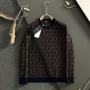 [국내배송]펜디 자가드로고 울 라운드니트