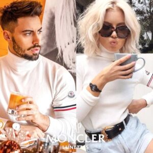 [국내배송]몽클레어 암밴딩 커플 터틀넥 출시