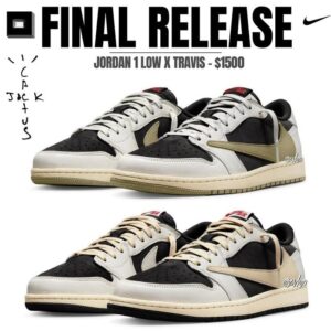 [국내배송]나이키 트레비스 스캇 OG WMNS 올리브 로우탑