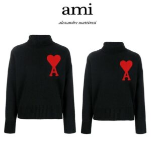 [국내배송]아미 빅패치 안타르시아 커플니트터틀넥