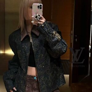 [국내배송]루이비통 골덴 카라 포인트 문양 자켓
