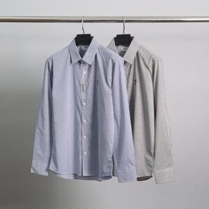 [국내배송]아미 스몰하트자수 체크 셔츠