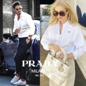 [국내배송]프라다 사피아노 커플셔츠 2컬러