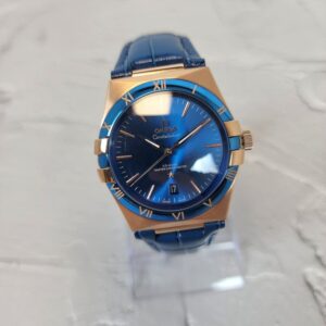 [국내배송]오메가 컨스텔레이션 코액시얼 마스터 블루다이얼 로즈골드