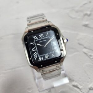 [국내배송]까르띠에 산토스 블랙다이얼