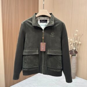 [국내배송]로로피아나 2025fw LP 스웨이드 트러커자켓