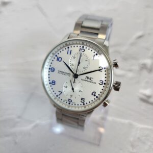 [국내배송]IWC 샤프하우젠 포르투기저 화이트다이얼 스틸줄