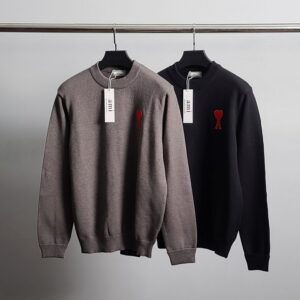 [국내배송]아미 레드하트 캐시미어 울 니트