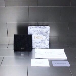 [국내배송]디올 DIOR HOMME Oblique 자카드 반지갑