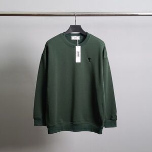 [국내배송]아미 블랙하트자수 코튼 맨투맨