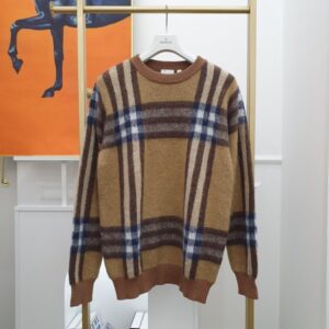 [국내배송]버버리 2025 fw 모헤어 체크 니트