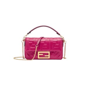 [프리미엄/해외배송]펜디 바게트 백 미니 FF(캔디 핑크)