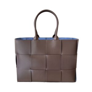 [프리미엄/해외배송]보테가 아르코 토트 백 미디엄(브라운/블루)